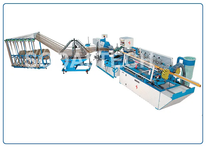 Paper Tube Winder With Multi Cutter For Kitchen Foil Tubes