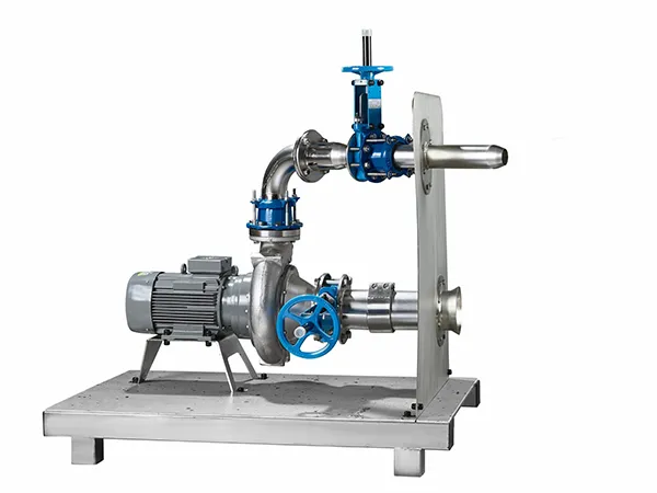Pump mixing