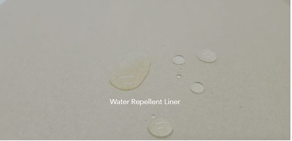 Water repellent liner
