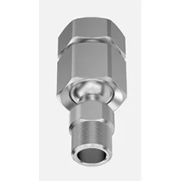 Ball joints for male threaded nozzles