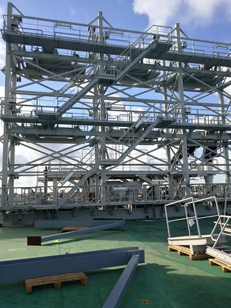 SEA FASTENING STRUCTURES