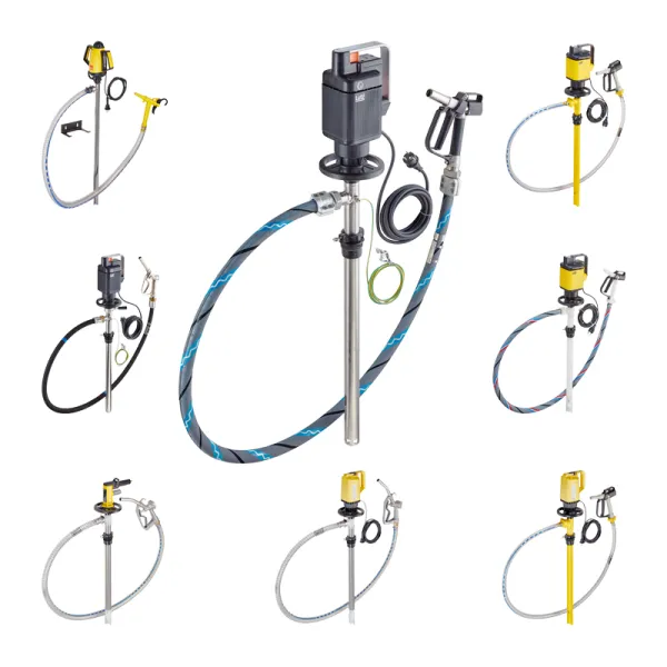 Barrel pump set