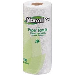 Marcal Pro #06350, 100% Recycled White 30 Individually Wrapped Roll Kitchen Paper Towel, GS1