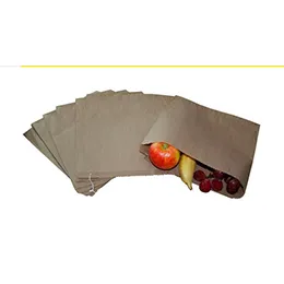 Brown Kraft Flat Handbags