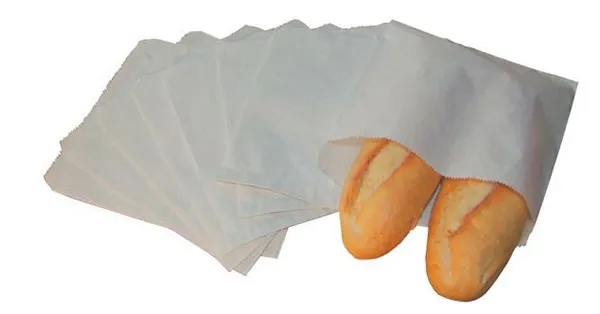 Flat Bleached Kraft Bags
