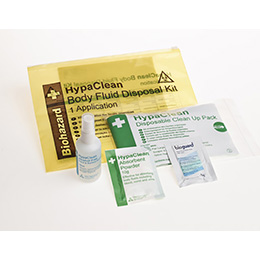 Bio Hazard Body Fluid Disposal Kit with Scoop