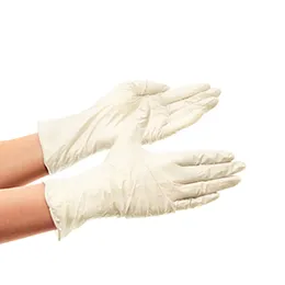 Latex Disposable Powder Free Gloves Small Clear