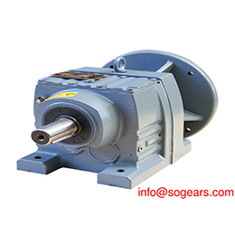 Coaxial helical inline gearbox