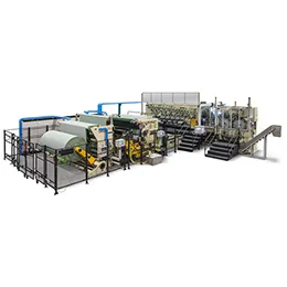 as line tissue converting line for paper towels