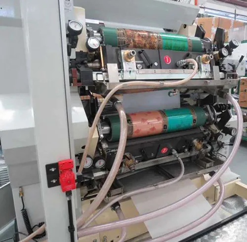 Flexo printing units