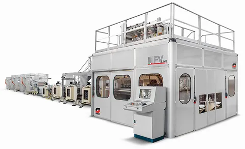 FV LINE TISSUE CONVERTING LINE FOR NAPKINS AND DISPENSER NAPKINS
