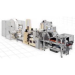tv 503 line tissue converting line for napkins and placemats