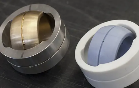Special self-aligning bush bearing supports