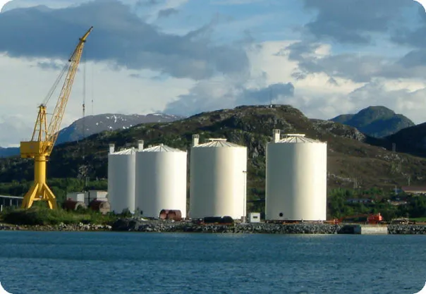 Marble slurry tanks