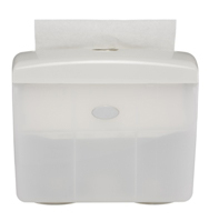 White Table Top Hand Towel Dispenser
