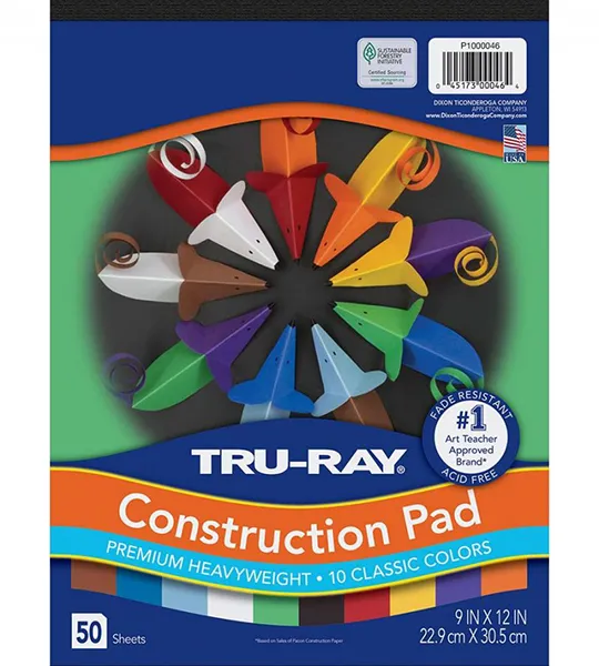 TRU-RAY® CONSTRUCTION PAPER PAD