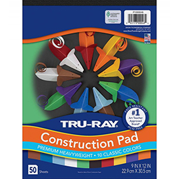TRU-RAY® CONSTRUCTION PAPER PAD