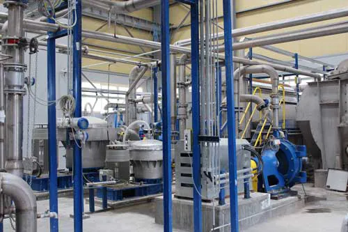 Stock preparation line