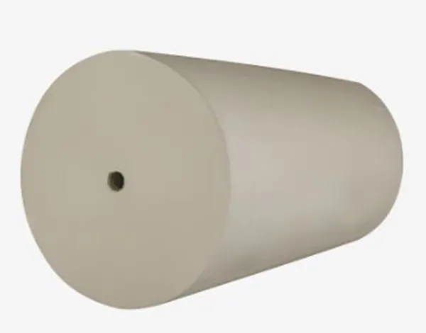 The cardboard is rolled