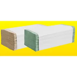 Waste paper towels