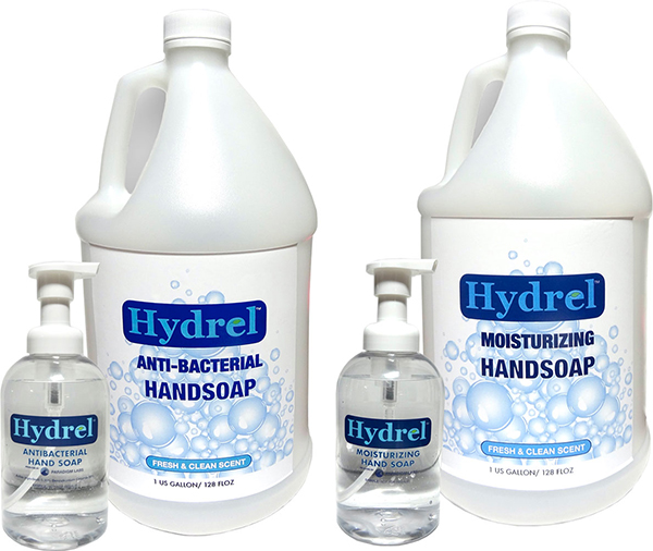 Hydrel Antibacterial and Hydrating Soaps