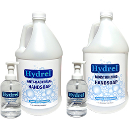 Hydrel Antibacterial and Hydrating Soaps