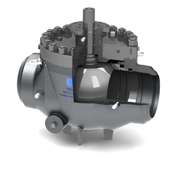 Top Entry Trunnion Mounted On-Off Ball Valve