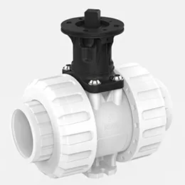 Praher 2-way Ball Valve M1 PVDF Adapter Set