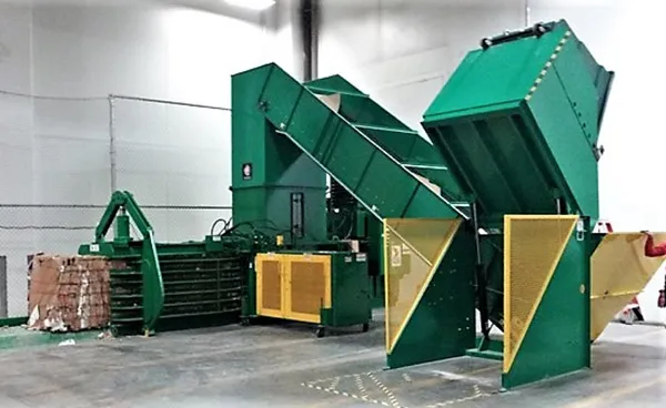 Open-End Auto Tie Baler