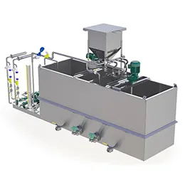 polymer makeup unit