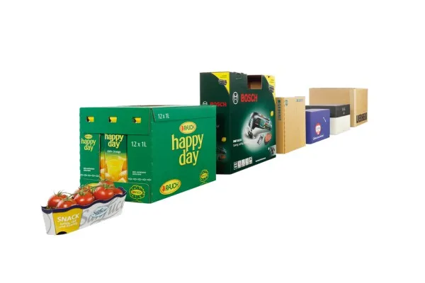 Corrugated board packaging