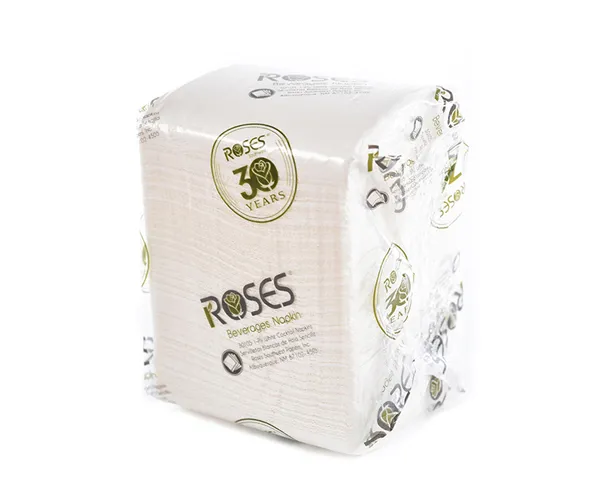 Roses beverage napkins
