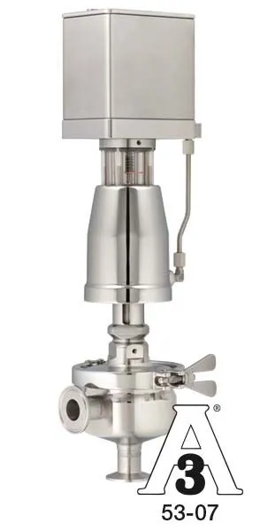 Type 6052 – Hygiene right angle valve with 3A- conformance