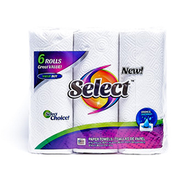 Select Towel 60 Count 6 Pack – Regular Roll
