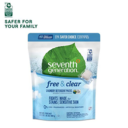 Laundry Detergent Packs Free and Clear
