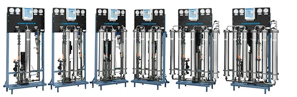 Reverse osmosis units-demineralized water of high quality