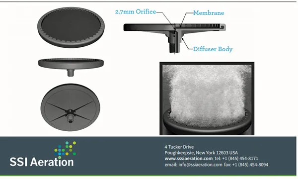 7″ FINE BUBBLE DISC DIFFUSERS