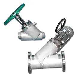 in-line disc and piston valves
