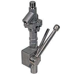 quick-advance piston-type sampling valve