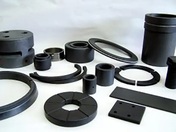 Mechanical elements in carbon and graphite