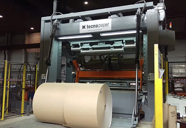 SHAFTLESS SLITTER REWINDER
