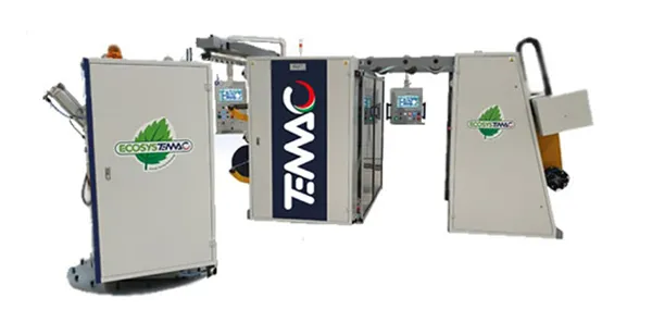 Slitter with top web passage path SRP 182