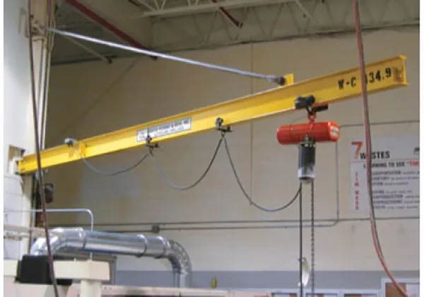 WALL-MOUNTED CANTILEVER JIB CRANE