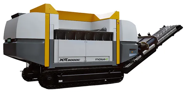 XR3000 mobil-e shredding system