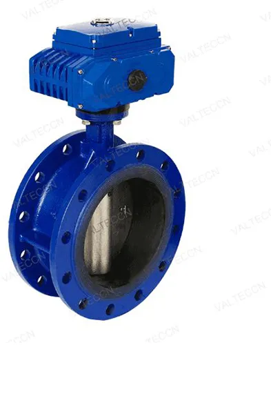 Electric Actuated Double Flanged Butterfly Valve