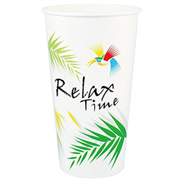 cold beverage cups-relax time ver