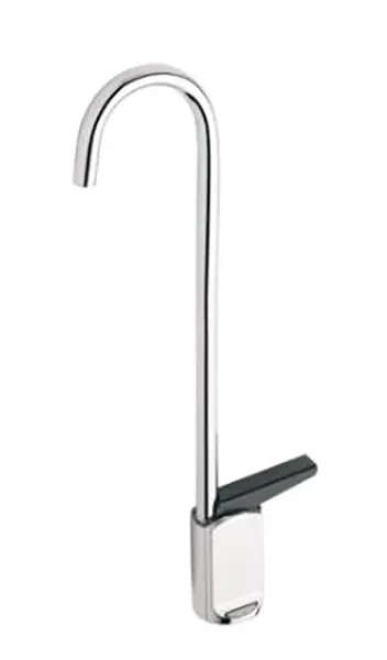 Haws 5551 Polished Chrome Plated Brass Self Closing Cold Water Gooseneck Glass Filler Sink Faucet
