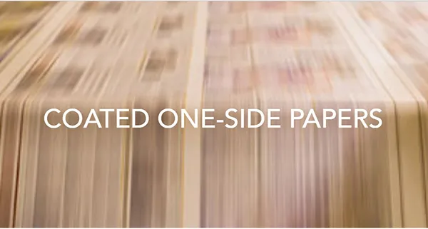 Coated one side papers