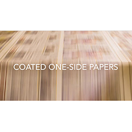 Coated one side papers