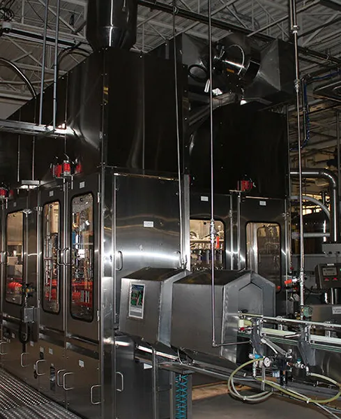 FILLER CLEAN ROOM WITH HEPA FILTRATION SYSTEM